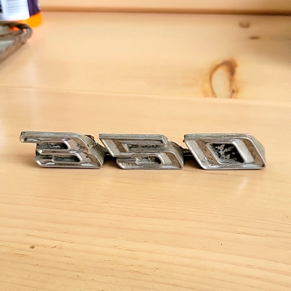 Vintage Chevrolet "350" Automobile Emblem